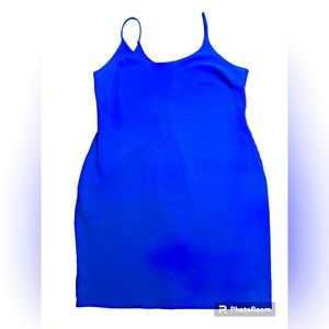 Love J Body Con Dress Sleeveless vibrant blue woman’s size 3x